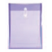 Purple Poly Envelope with Button String Closure